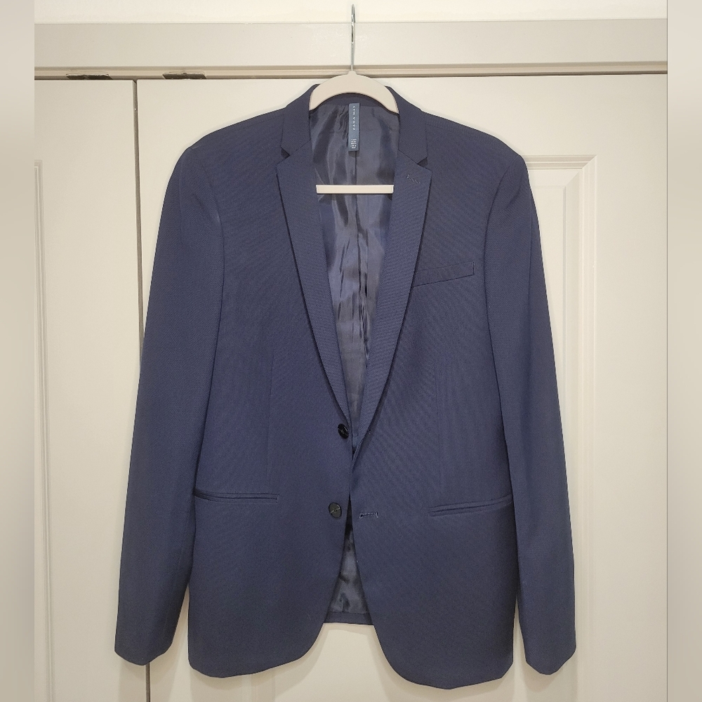 Men's Zara blazer navy